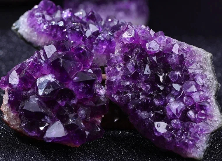 10-40g 1PC Amethyst Geode Natural Crystal Quartz Stone Mineral Decorative Irregular Shape Raw Stone Home Decor