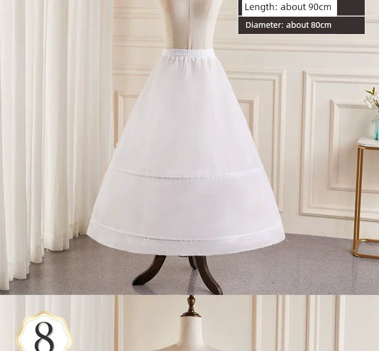 Mid Length Long Length Lolita Dress Inner Wear Wedding Dress Underskirt