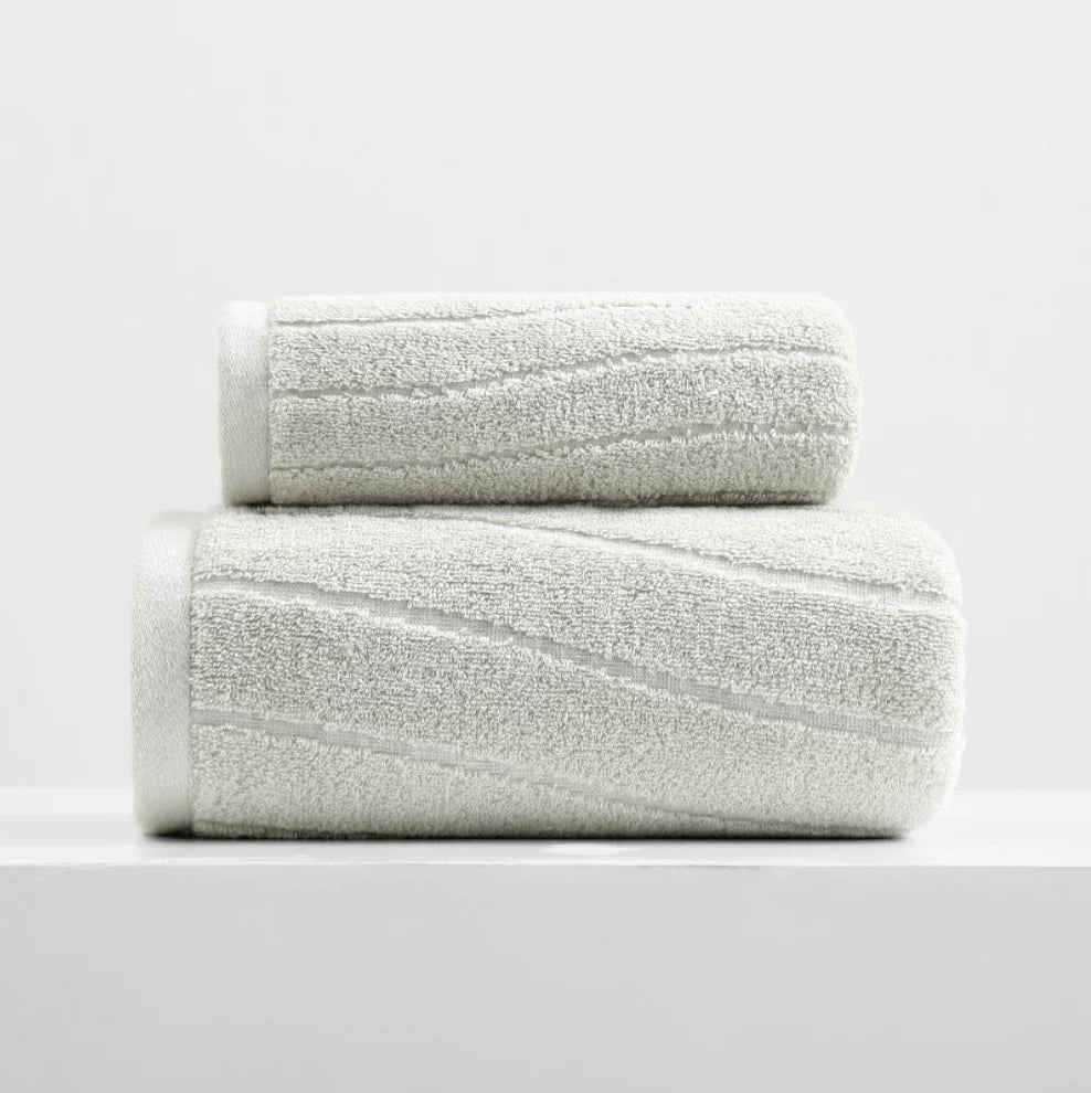 100% Cotton Towels 2 Pcs Set, Highly Absorbent Bath Towels Hand Face Towel & Bathroom Towel