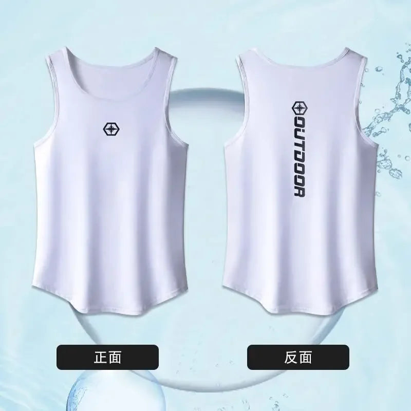 Sport Running Men's Summer Thin Quick Drying Vest+short