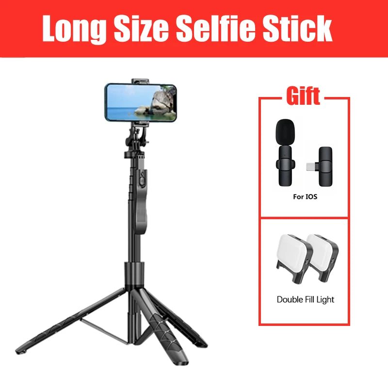 COOL DIER L16 1530mm Wireless Selfie Stick Tripod Stand Foldable Monopod With Bluetooth Shutter For Gopro Cameras Smartphones