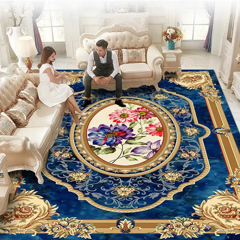 Luxury European Carpets for Living Room, Bedroom 200x300 Home Large Area Rugs Rug Washable