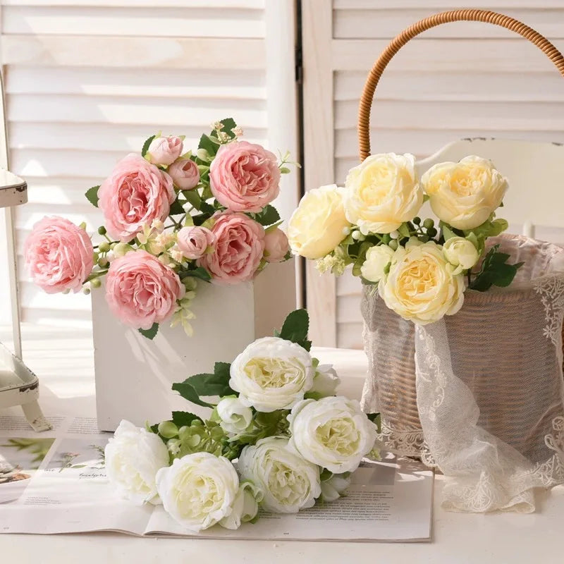 Artificial Flowers Home or Wedding Bride Decor