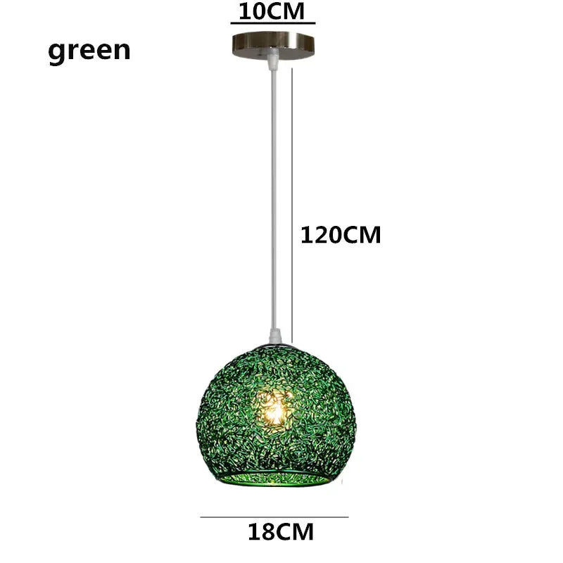 Color Aluminum Wire Chandelier Lighting Fixtures