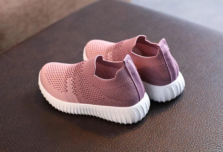 Toddler Boy or Girl Mesh Breathable Anti-Slip Walking Running Sneakers Shoes