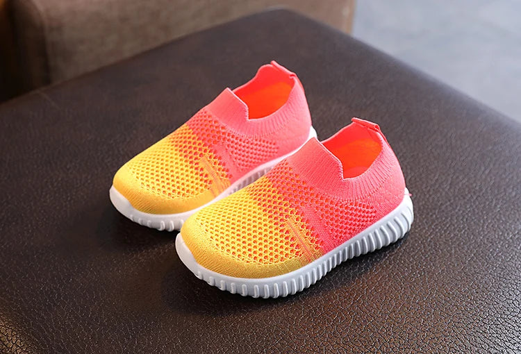 Toddler Boy or Girl Mesh Breathable Anti-Slip Walking Running Sneakers Shoes