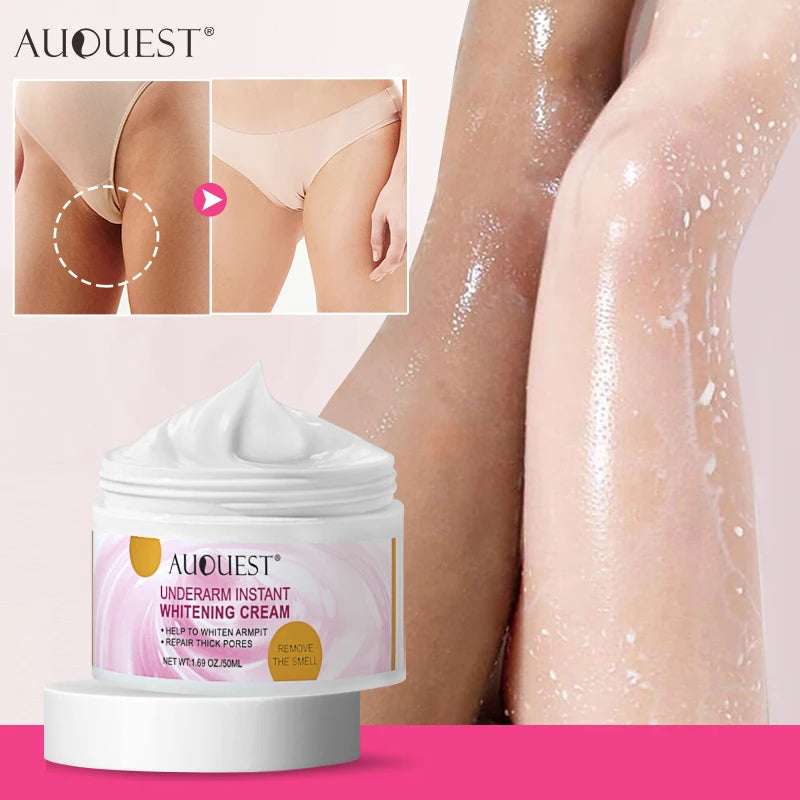 Collagen Skin Whitening Cream Dark Spots Removal Body Lotion Underarm Armpits Intimate Areas Bikini Lightening Cream Body Care