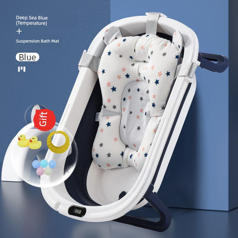 Baby Foldable Bathtub Bathtub Baby Lying Large Size Bath Bucket Kids Home Bath Newborn Children's Products