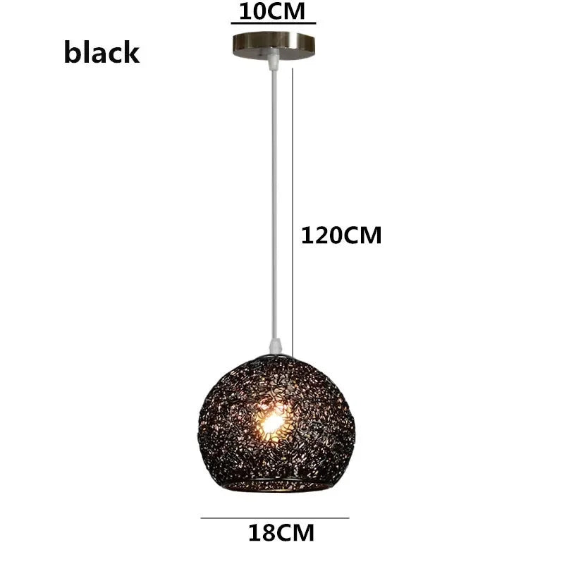 Color Aluminum Wire Chandelier Lighting Fixtures