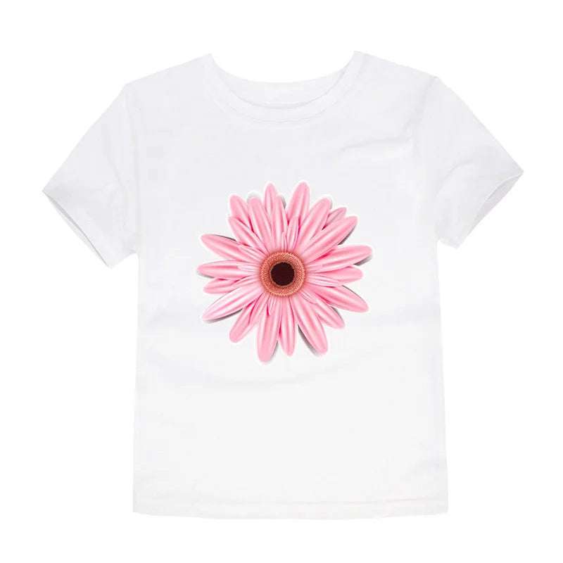 100% Cotton Toddler Girl T- Shirts