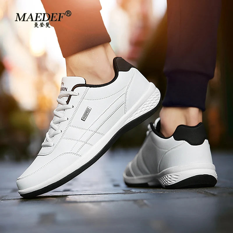 Men's Leather Waterproof Casual Comfortable shoes