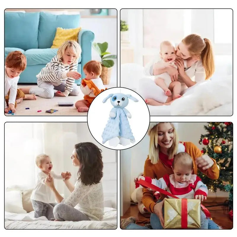 Security Soft Stuffed Animal Blanket Plush Kids Snuggle Toy Unisex