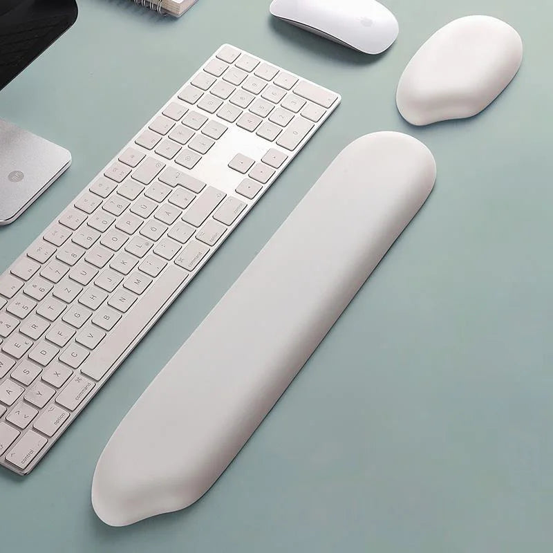 Gel Mouse Pad with Wrist Rest Silicone 3D Soft