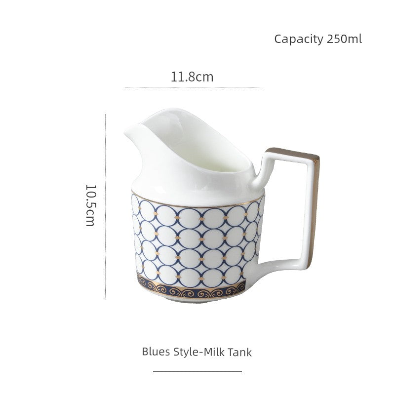Exquisite Luxury Ceramic British Bone China Coffee Cups and Saucer