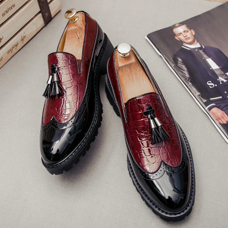 Men's fashion loafers low cut breathable formal comfortable anti-slip shoes