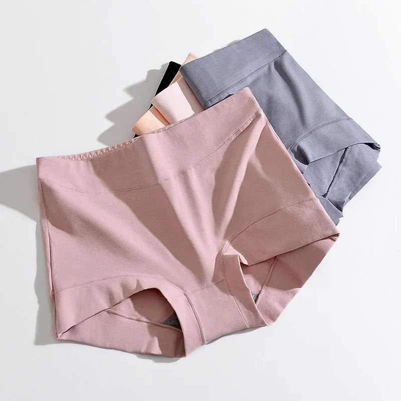 Seamless Shorts High-Rise Panties for Women