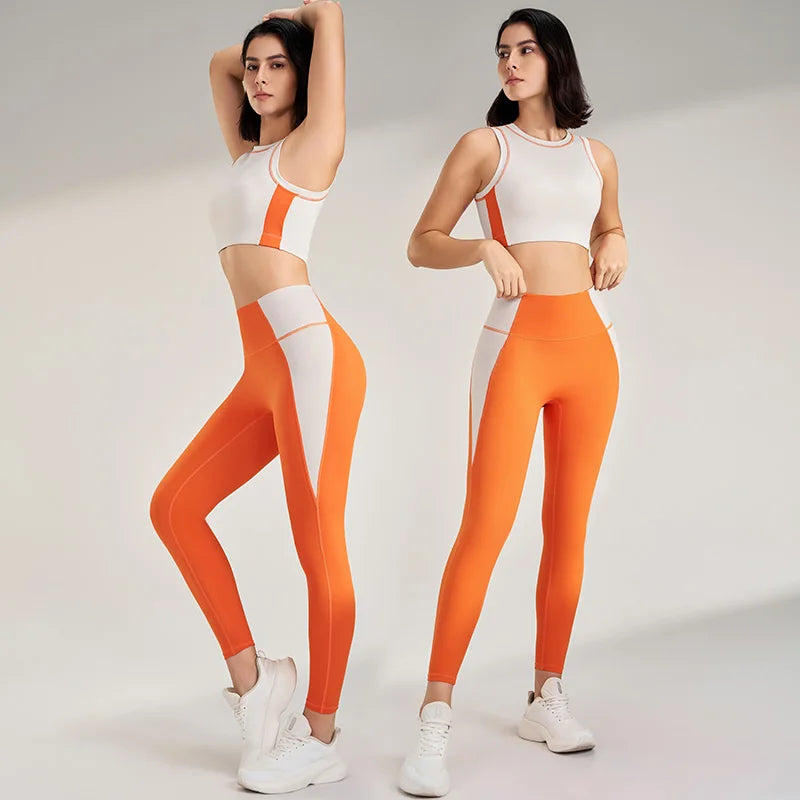 Women's color quick-drying yoga gym training clothes