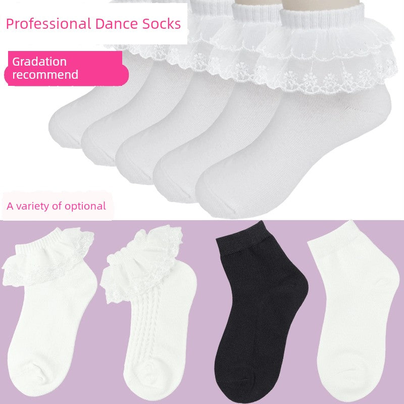 Latin Dance Pantyhose Summer Girl Lace Socks