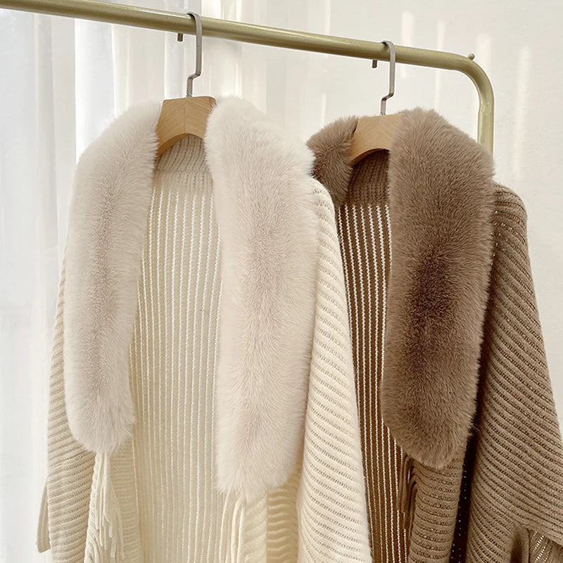 Warm Winter Striped Cardigan