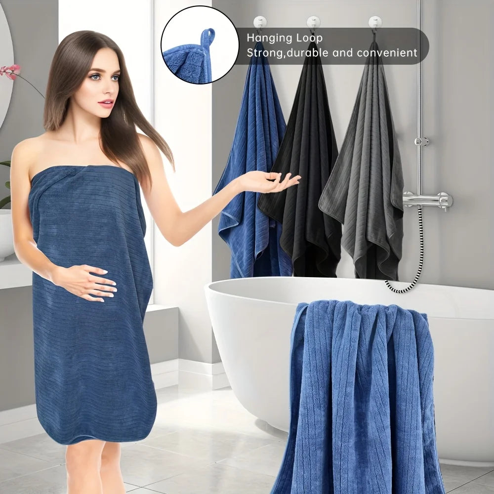 1-4pcs Hotel luxury cotton towels Bamboo Fiber Towels Sets Home Bath Towels Adults