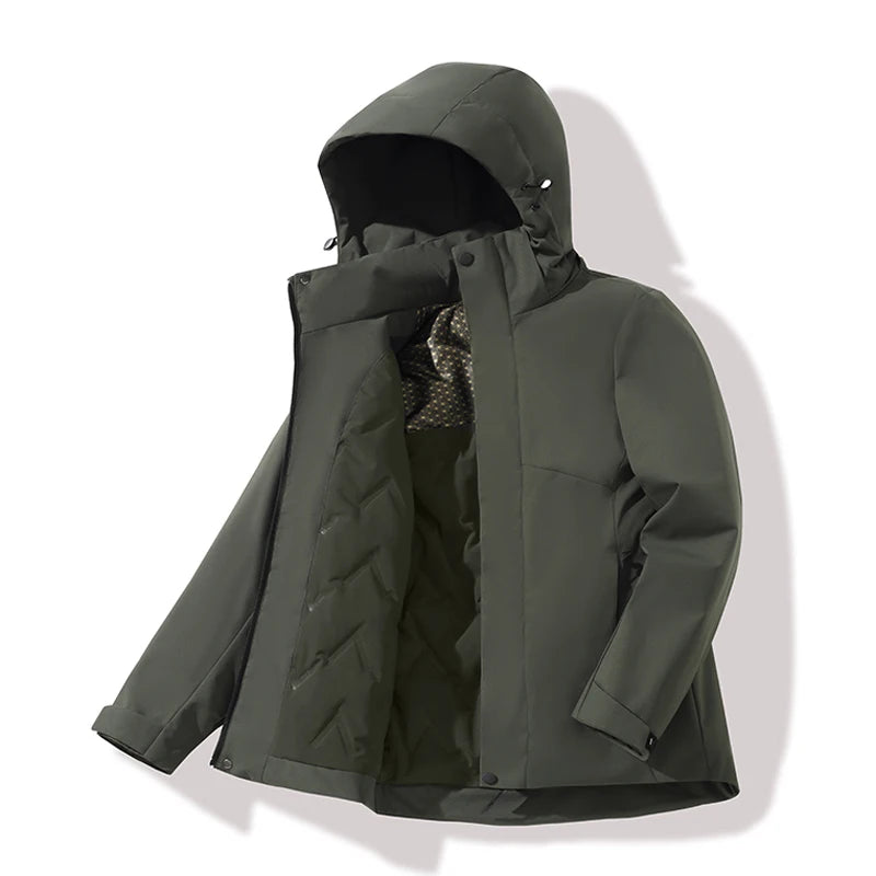 Unisex Winter Warm Water/windproof Fleece Jacket Hiking Climbing Trekking Skiing Rain Coat