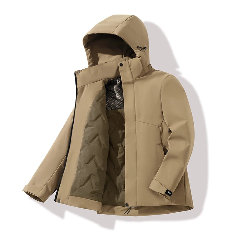 Unisex Winter Warm Water/windproof Fleece Jacket Hiking Climbing Trekking Skiing Rain Coat
