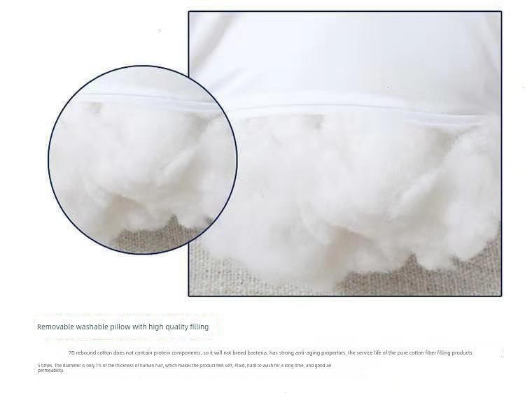 Luxury Hotel Room Removable and Washable Pillow Bed Cushion Cover & Bed Runners