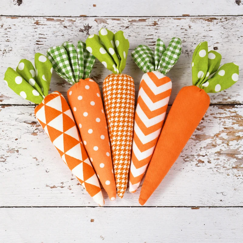 1/5pcs Easter Spring Carrot Ornaments