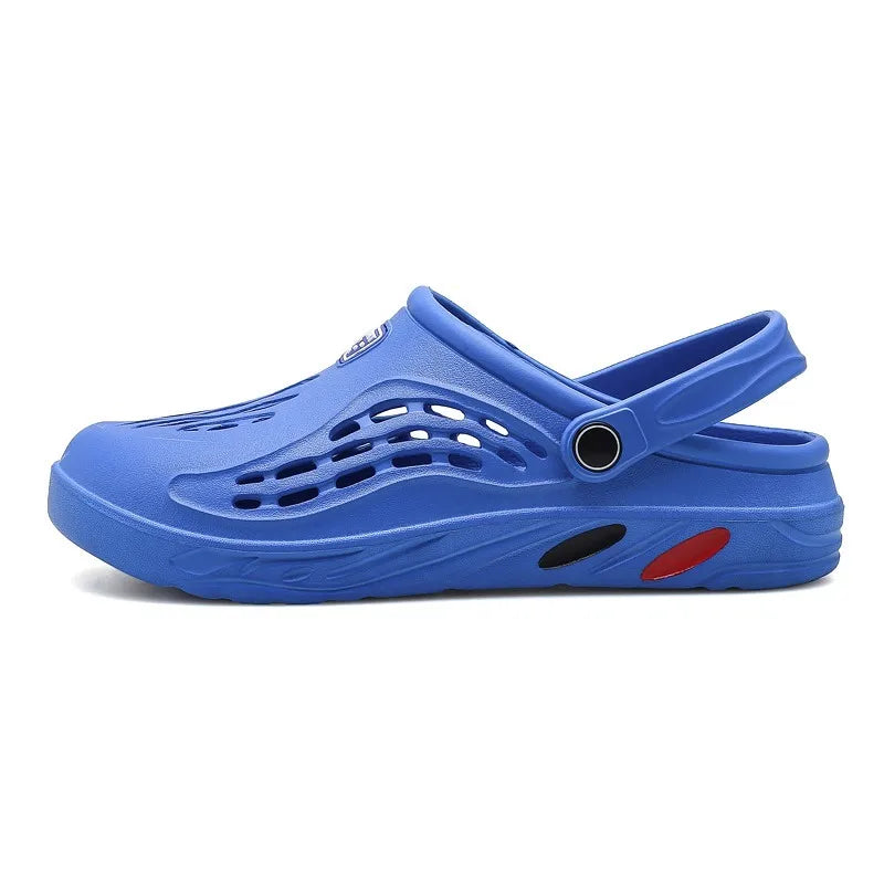 Summer Men's Sandals Light EVA Casual Shoes Hole Clogs Outdoor Beach Flat Slippers Big Size 49