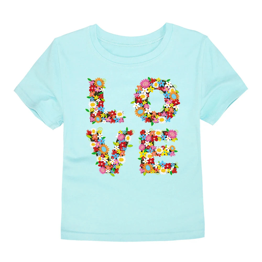 100% Cotton Toddler Girl T- Shirts