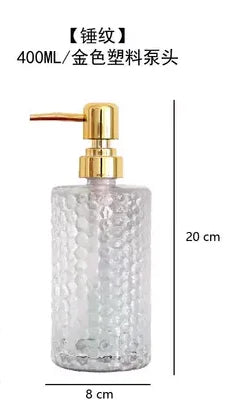 Transparent Bathroom Accessories Soap Bottle Dispenser