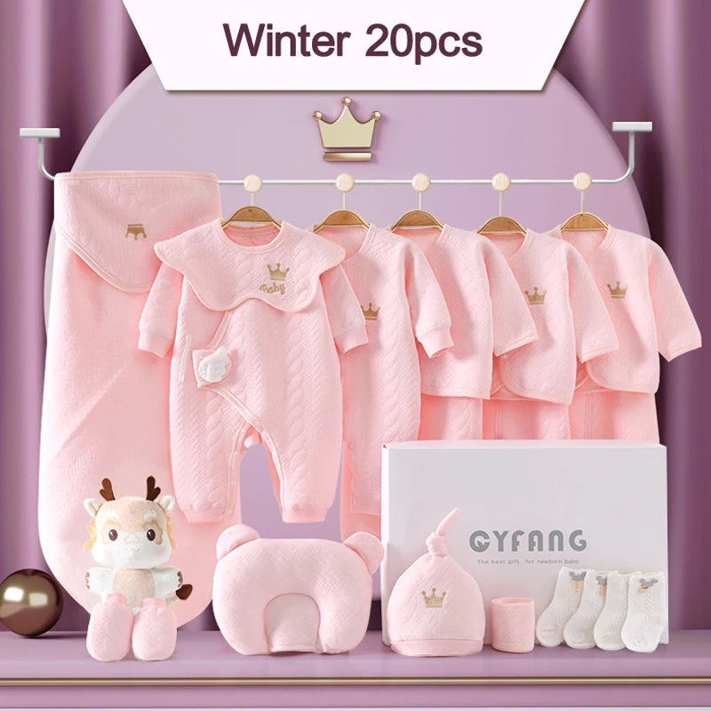 Newborn Baby Clothing 100% Cotton 15-20 Pieces Set