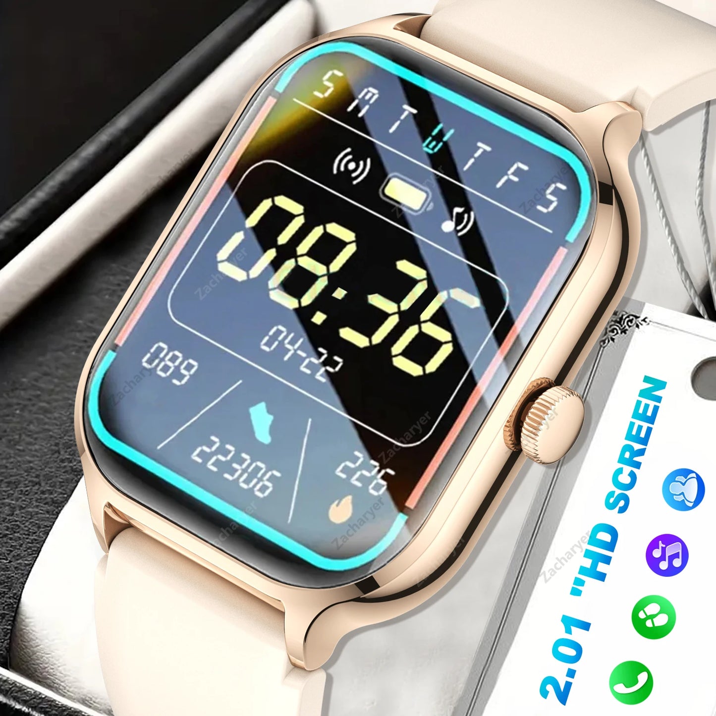 Smart watch full touch screen, sports watch.