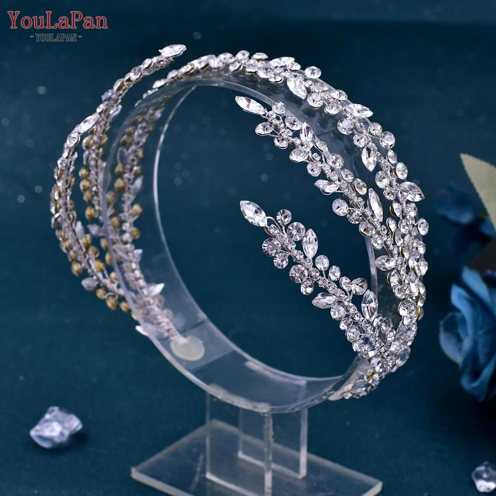 Rhinestone Tiara Bridal Wedding Pageant Headband Hair Accessories