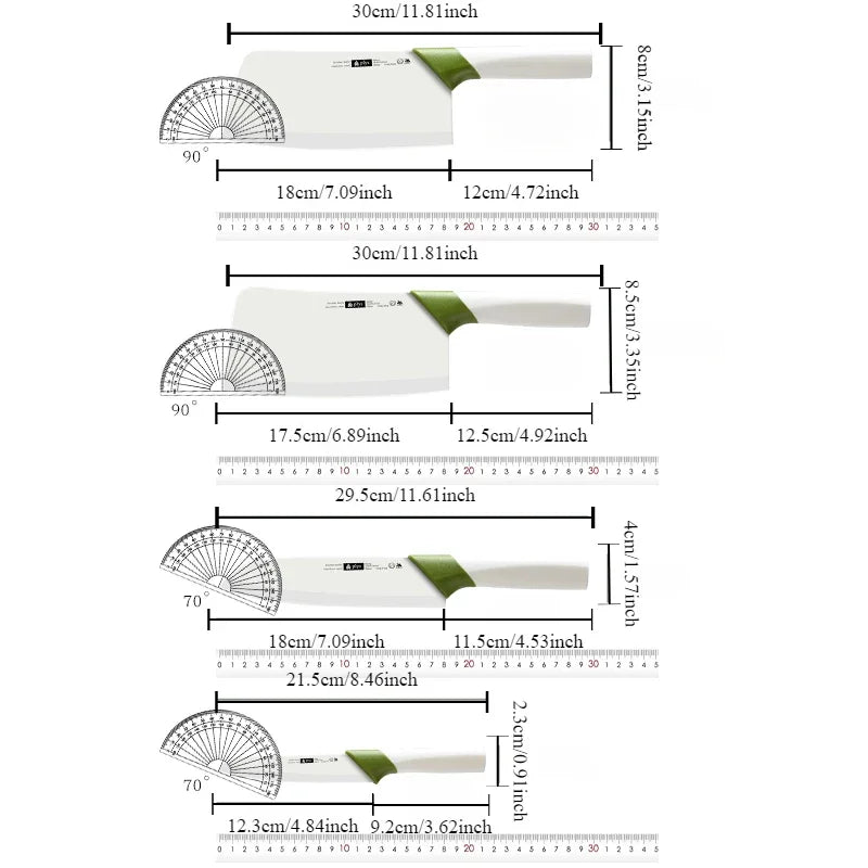 Fully equipped kitchen knife set