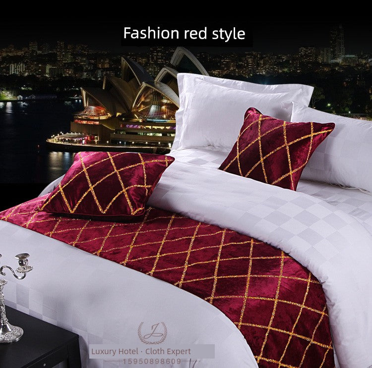 Luxury Hotel High End Bedding Spread Cover