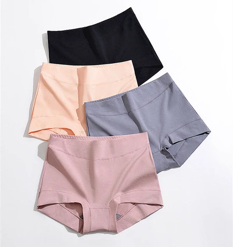 Seamless Shorts High-Rise Panties for Women