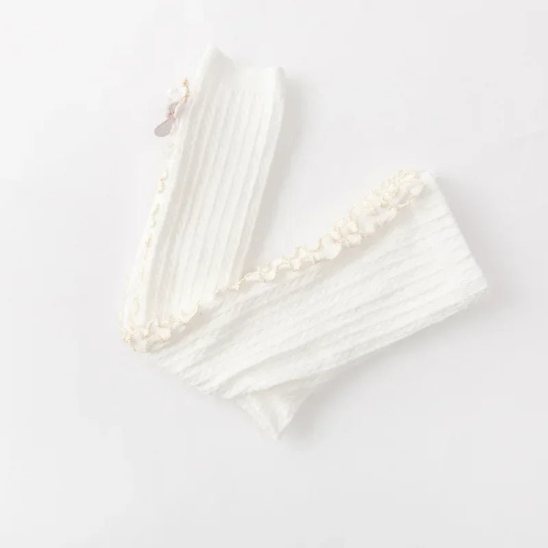 Girls Knitting Rabbit Leggings