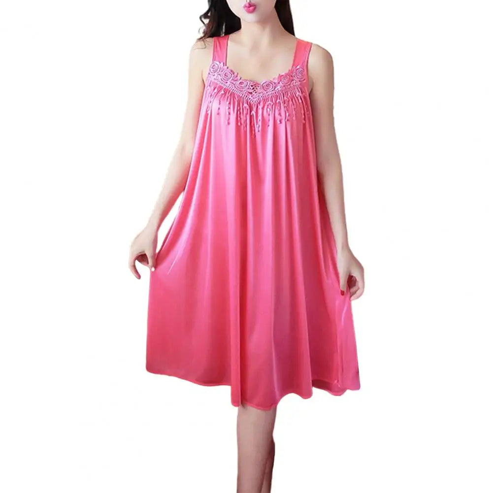 Women Summer Pajama Night Dress Comfortable Gown