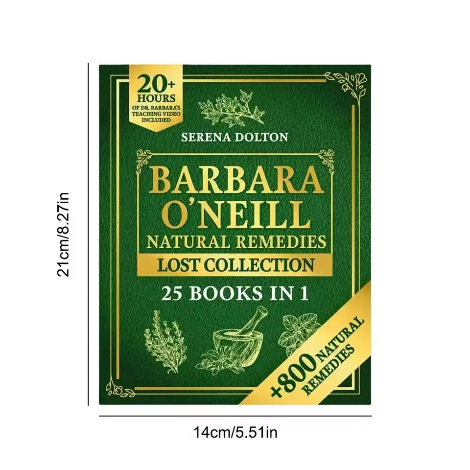 1/2 Books Sustain Me By Barbara O'Neill Natural Remedies Lost Collection A Holistic Guide to Herbal Medicine and Balanced Living