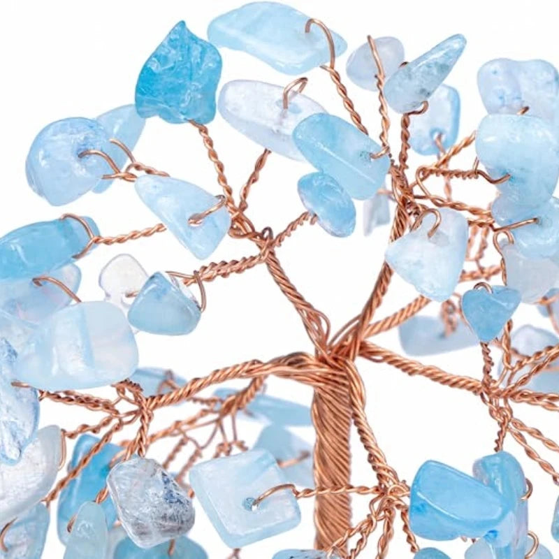 Mini Natural Crystal Stone Tree for Prosperity
