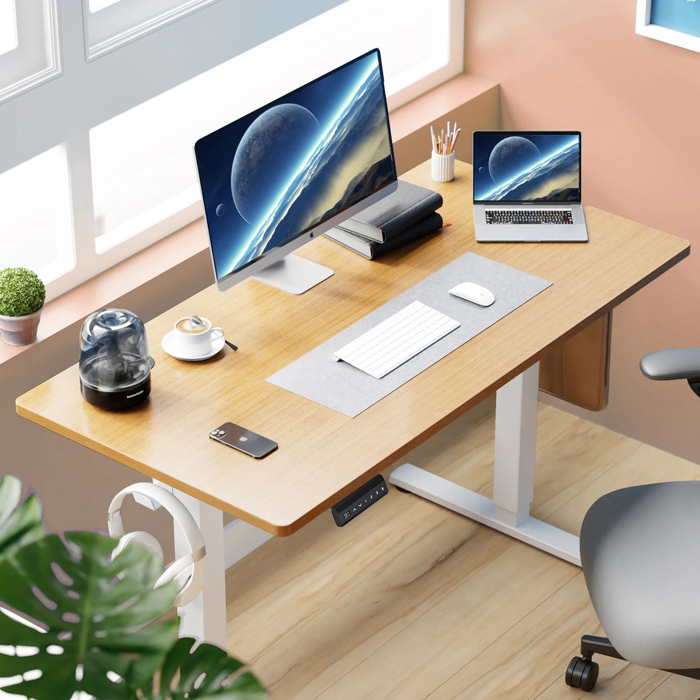 Electric Standing Desk Height Adjustable 40x24 Inch
