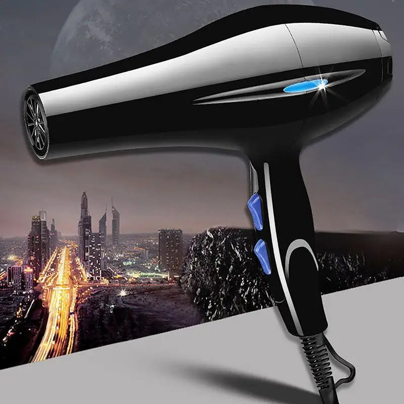 2200W Powerful Hair Dryer with Nozzle Tail Comb Flat