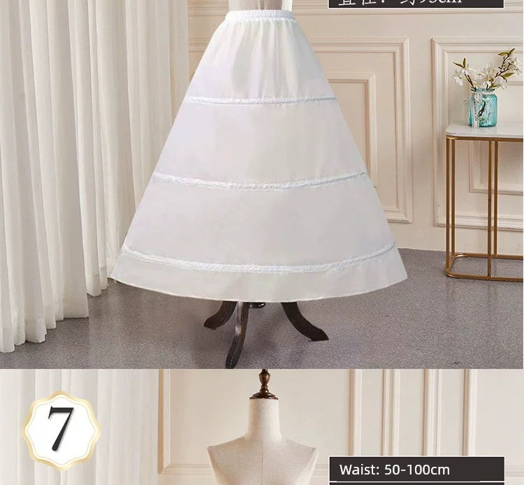 Mid Length Long Length Lolita Dress Inner Wear Wedding Dress Underskirt