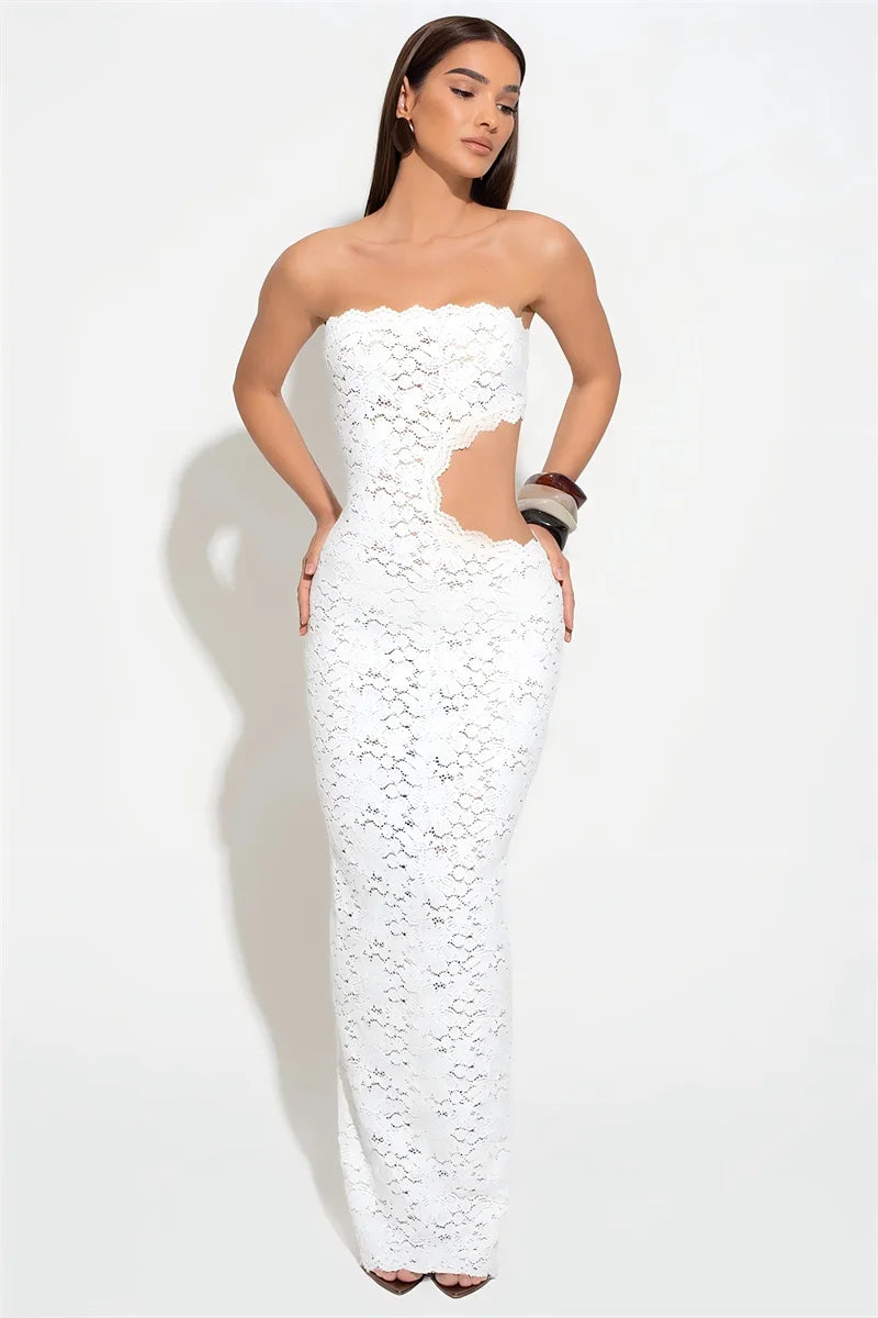 Off-shoulder Backless Sexy Maxi Women Dress