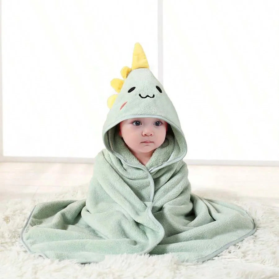 Infant Baby Swaddle Fleece Bathrobe Wrap Blanket