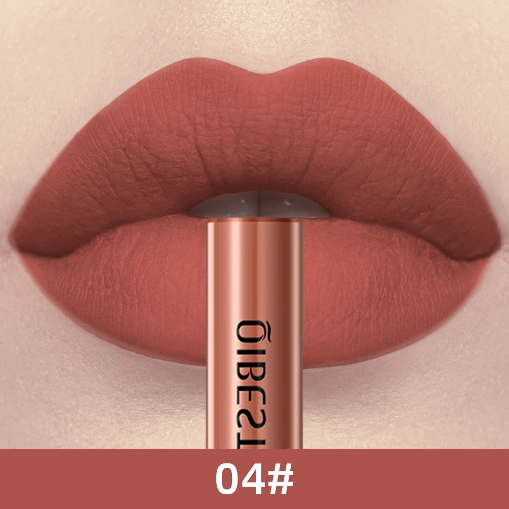 Matte Liquid Lipstick Waterproof Long Lasting Lip Gloss Velvet Mate Nude Red