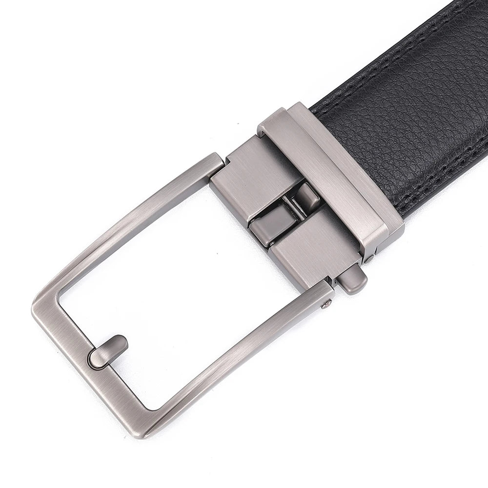 Men Luxury Buckle Genuine Leather Belt