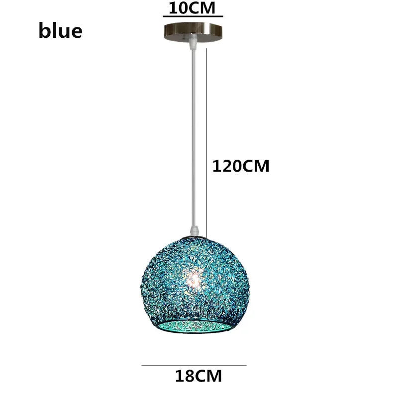Color Aluminum Wire Chandelier Lighting Fixtures