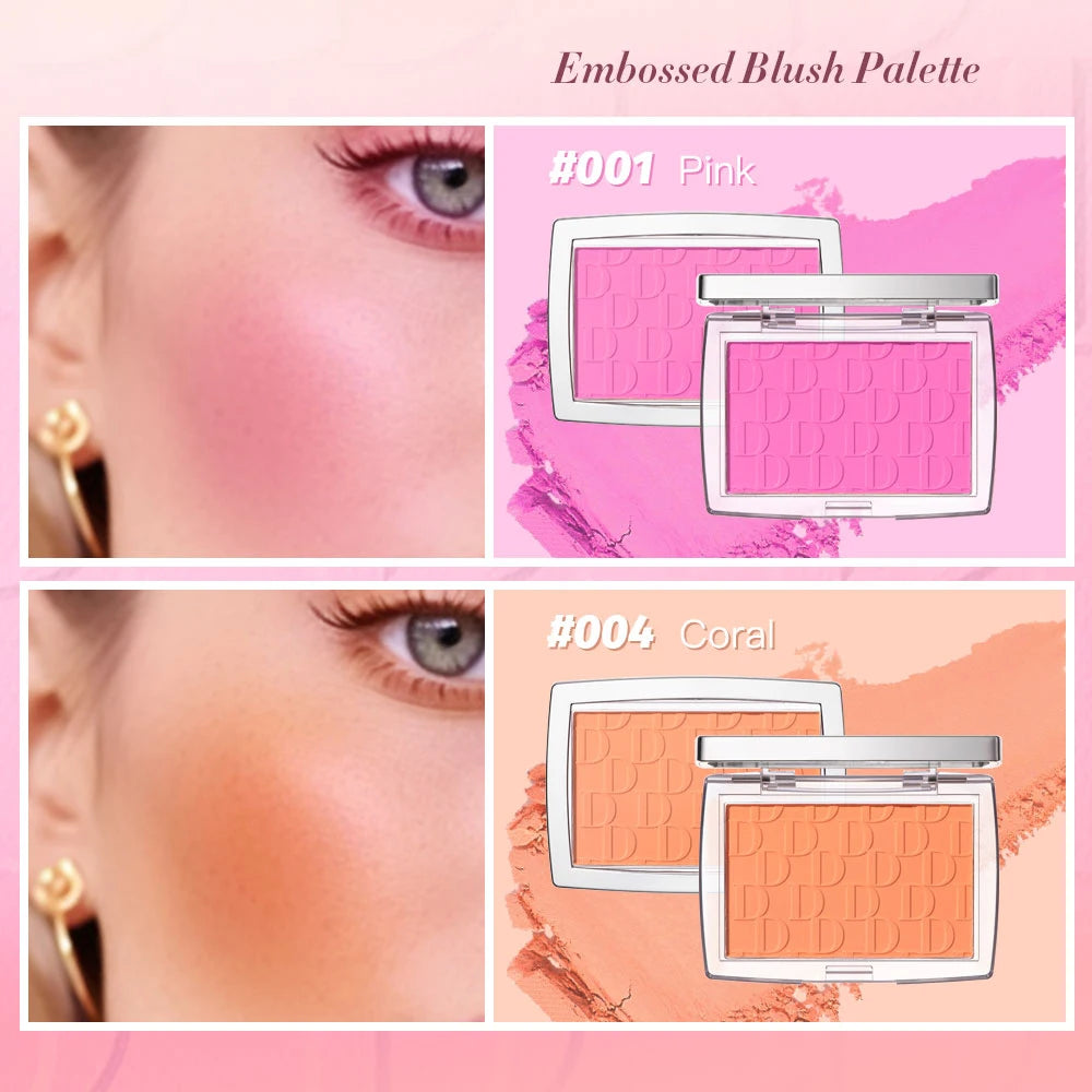 Soft Blusher Matte Natural Cheek Brighten Face Makeup